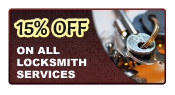 15% off on all locksmith services